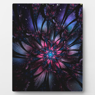 Abstracte fractale bloem. fotoplaat