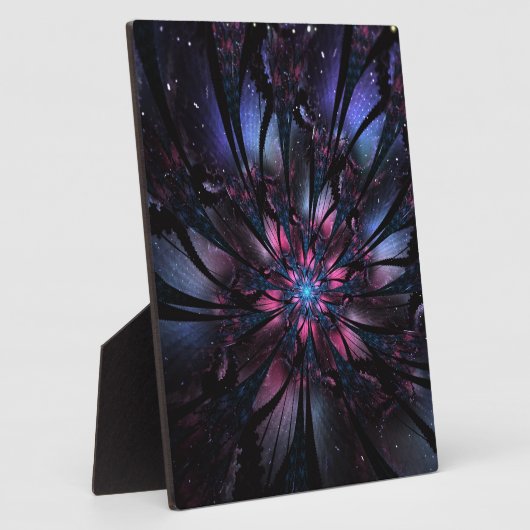 Abstracte fractale bloem. fotoplaat (Zijkant)