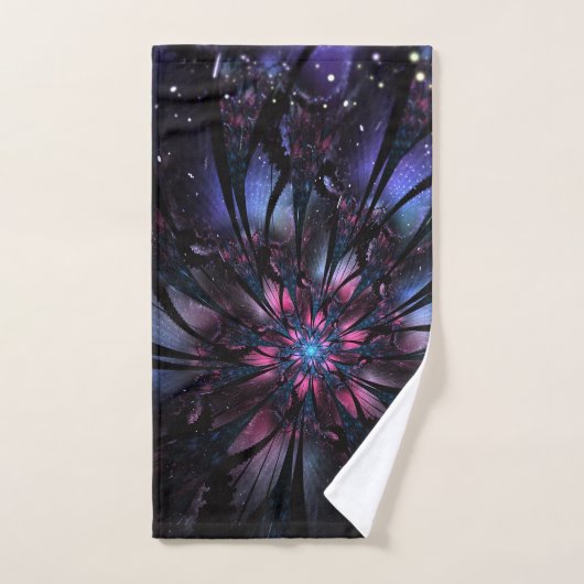 Abstracte fractale bloem. handdoek (Handdoek)
