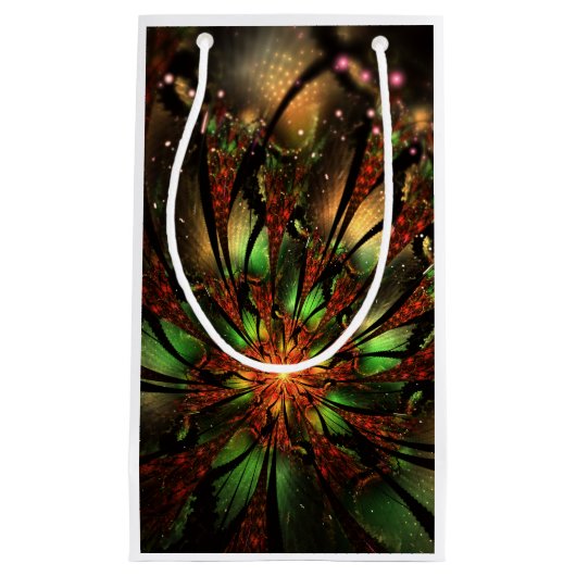 Abstracte fractale bloem. klein cadeauzakje (Voorkant)