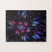 Abstracte fractale bloem. legpuzzel (Horizontaal)