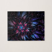 Abstracte fractale bloem. legpuzzel (Horizontaal)