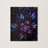 Abstracte fractale bloem. legpuzzel (Verticaal)