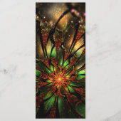 Abstracte fractale bloem. menu (Voorkant)