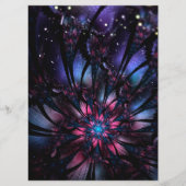 Abstracte fractale bloem. menu (Voorkant)