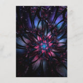Abstracte fractale bloem. menu (Voorkant)