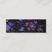 Abstracte fractale bloem. mini visitekaartje (Voorkant)