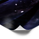 Abstracte fractale bloem. perfect poster (Hoek)