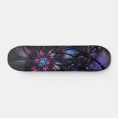 Abstracte fractale bloem. persoonlijk skateboard (Horizontaal)