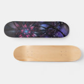 Abstracte fractale bloem. persoonlijk skateboard (Horizontaal)
