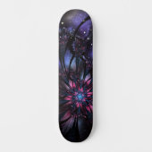Abstracte fractale bloem. persoonlijk skateboard (Voorkant)