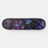 Abstracte fractale bloem. persoonlijk skateboard (Horizontaal)