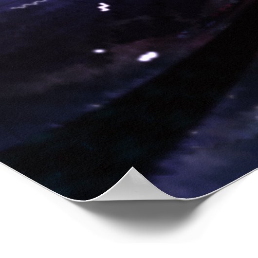 Abstracte fractale bloem. poster (Hoek)