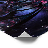 Abstracte fractale bloem. poster (Hoek)