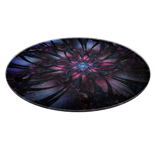 Abstracte fractale bloem. snijplank (Hoek)