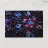 Abstracte fractale bloem. visitekaartje (Voorkant)