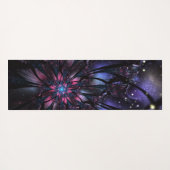 Abstracte fractale bloem. yogamat (Achterkant (horizontaal))