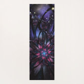 Abstracte fractale bloem. yogamat (Achterkant)