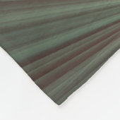 Abstracte fractale kunst met diepbruin leistblauw fleece deken (Hoek)