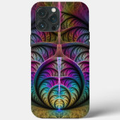Abstracte fractale kunst met levendige structuur Case-Mate iPhone case (Achterkant)