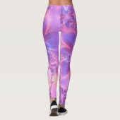 Abstracte fractale Leggings (Achterkant)