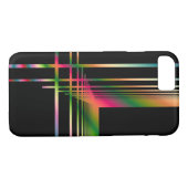 Abstracte fractale lijnen en kruisingen Case-Mate iPhone case (Achterkant (Horizontaal))