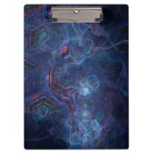 Abstracte fractale nevel en geometrische morf klembord (Voorkant)