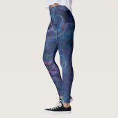 Abstracte fractale nevel en geometrische morf leggings (Links)
