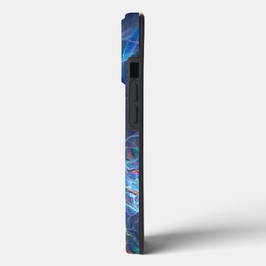 Abstracte Fractale Nevel en Geometrische Vorm Case-Mate iPhone Case (Achterkant / Links)