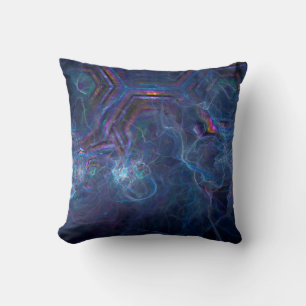 Abstracte Fractale Nevel en Geometrische Vorm Kussen