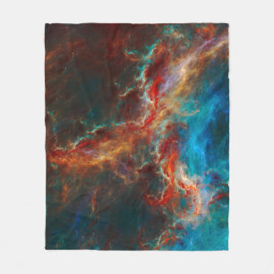 Abstracte fractale patronen en vormen. Infinite un Fleece Deken