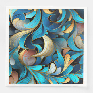 Abstracte fractale patronen servet