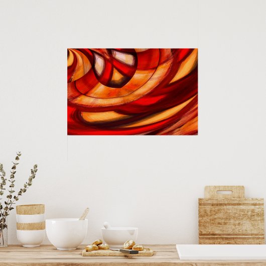 Abstracte fractale Posters Afdrukken (Keuken)