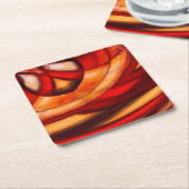 Abstracte fractale Posters Afdrukken Kartonnen Onderzetters (Schuin)