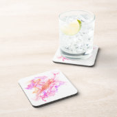 Abstracte fractale rook bier onderzetter (Rechterzijde)