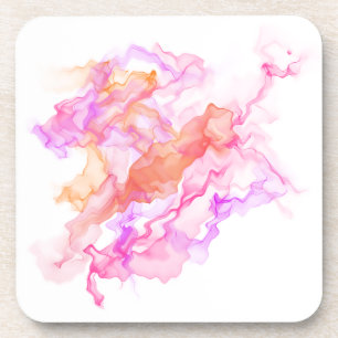 Abstracte fractale rook bier onderzetter