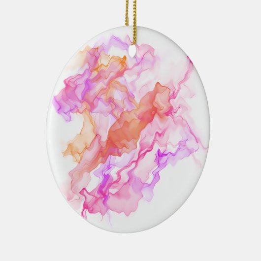 Abstracte fractale rook keramisch ornament (Rechts)