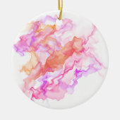 Abstracte fractale rook keramisch ornament (Voorkant)