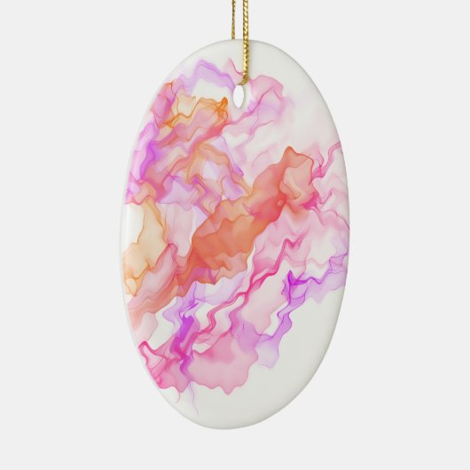 Abstracte fractale rook keramisch ornament (Rechts)