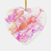 Abstracte fractale rook keramisch ornament (Voorkant)