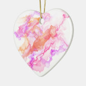 Abstracte fractale rook keramisch ornament (Links)