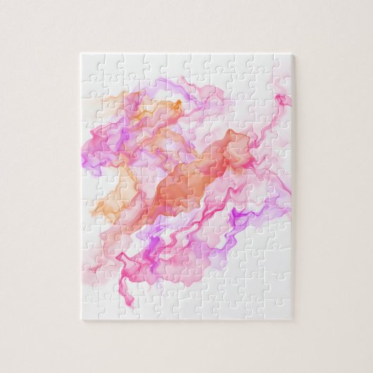 Abstracte fractale rook legpuzzel (Verticaal)