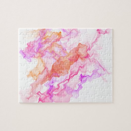 Abstracte fractale rook legpuzzel (Horizontaal)