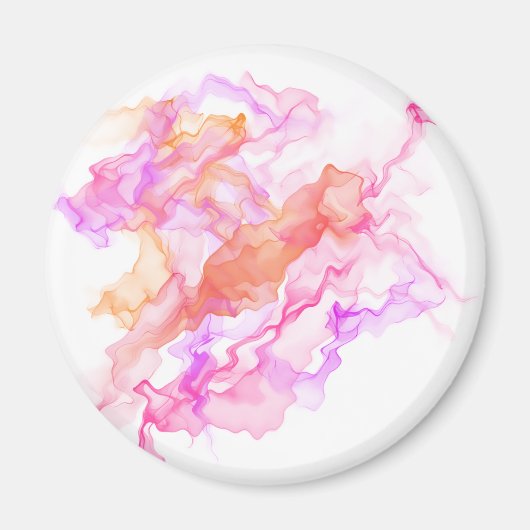 Abstracte fractale rook magneet (Voorkant)