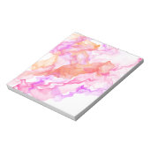 Abstracte fractale rook notitieblok (Linkerzijde)