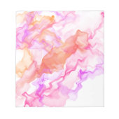 Abstracte fractale rook notitieblok (Voorkant)