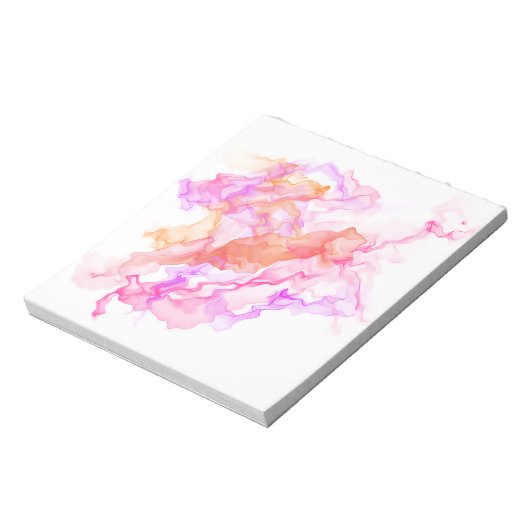 Abstracte fractale rook notitieblok (Linkerzijde)