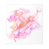 Abstracte fractale rook notitieblok (Voorkant)