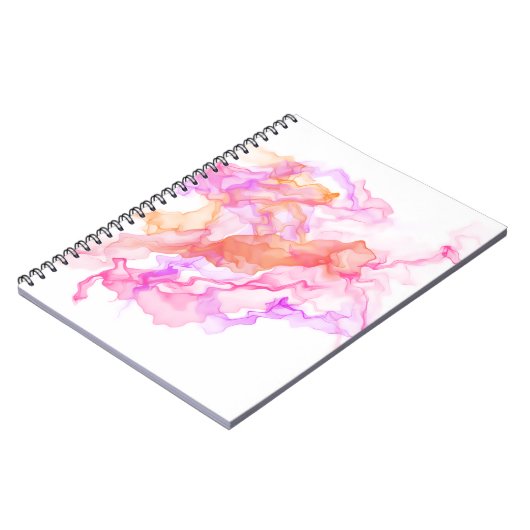 Abstracte fractale rook notitieboek (Linkerzijde)