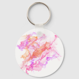 Abstracte fractale rook sleutelhanger